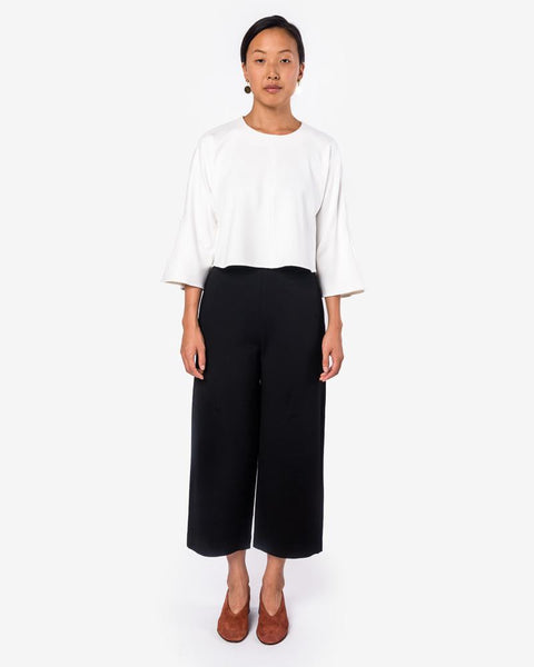 Bond Stretch Knit Top in White by Tibi at Mohawk General Store