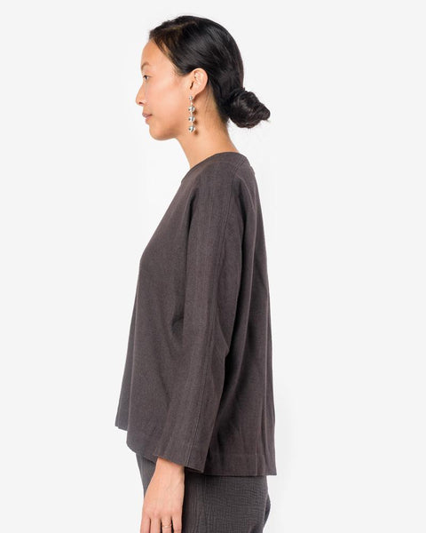 Open Back Top in Plum by Black Crane at Mohawk General Store