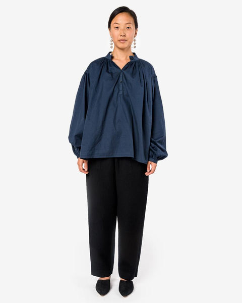 Balloon Sleeve Blouse in Midnight by Black Crane at Mohawk General Store