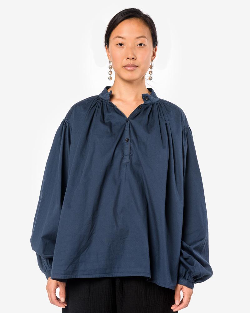 Balloon Sleeve Blouse in Midnight by Black Crane at Mohawk General Store