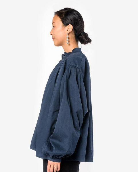 Balloon Sleeve Blouse in Midnight by Black Crane at Mohawk General Store