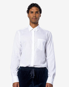 Cotone Shirt in White by Ann Demeulemeester at Mohawk General Store