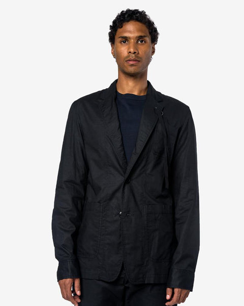 Jacket Shirt in Black/White by Ann Demeulemeester at Mohawk General Store