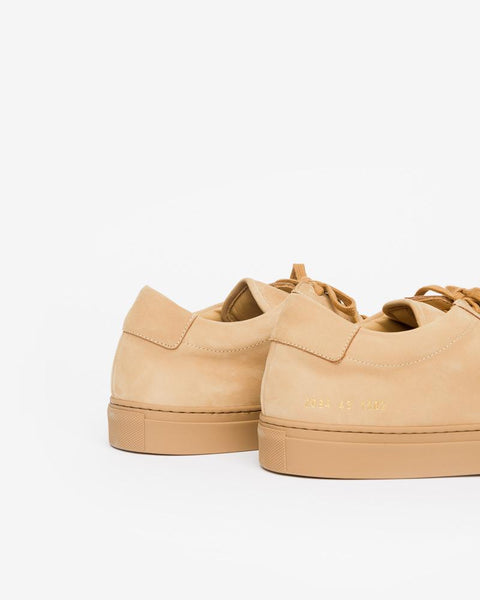 Nubuck BBall Low Sneakers 2094 in Tan by Common Projects at Mohawk General Store