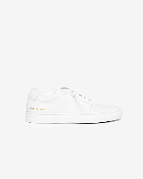Nubuck BBall Low Sneakers 2094 in White by Common Projects at Mohawk General Store