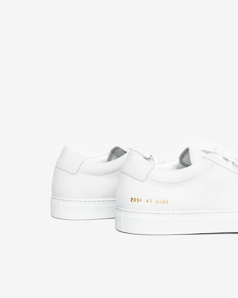 Nubuck BBall Low Sneakers 2094 in White by Common Projects at Mohawk General Store