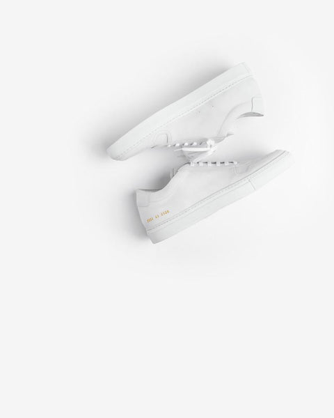 Nubuck BBall Low Sneakers 2094 in White by Common Projects at Mohawk General Store
