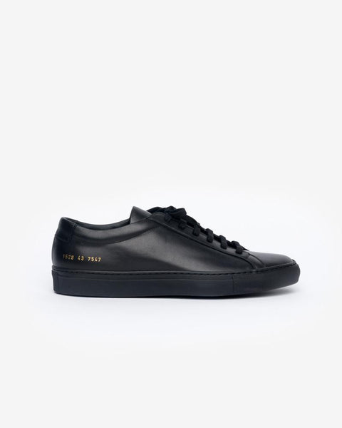 Original Achilles Low 1528 in Black by Common Projects at Mohawk General Store