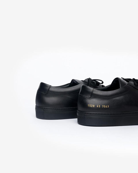 Original Achilles Low 1528 in Black by Common Projects at Mohawk General Store