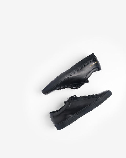 Original Achilles Low 1528 in Black by Common Projects at Mohawk General Store