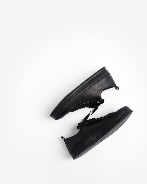 Vitello Olio Shoes in Nero by Ann Demeulemeester at Mohawk General Store
