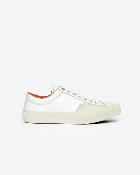 Leather Sneaker in White by Dries Van Noten Man at Mohawk General Store
