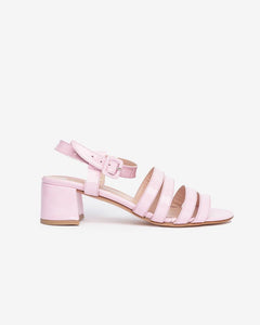 Palma Low Patent Sandal in Bubblegum Pink by Maryam Nassir Zadeh at Mohawk General Store