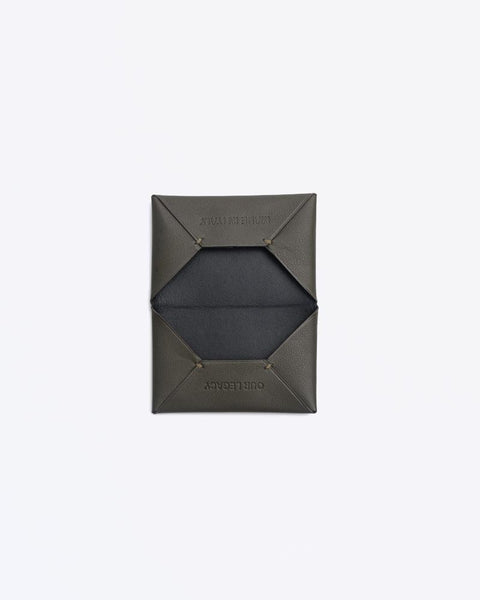 Chorus Bi-Fold Card Holder in Military Green