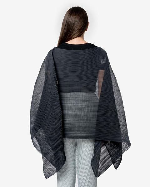 Poncho in Charcoal
