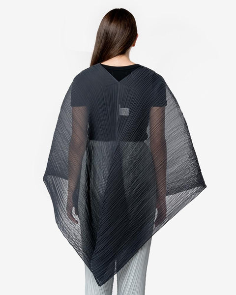 Poncho in Charcoal