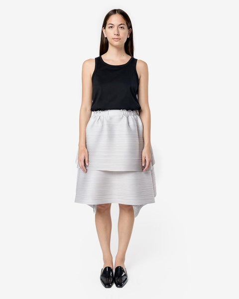 Tier Skirt in Silver