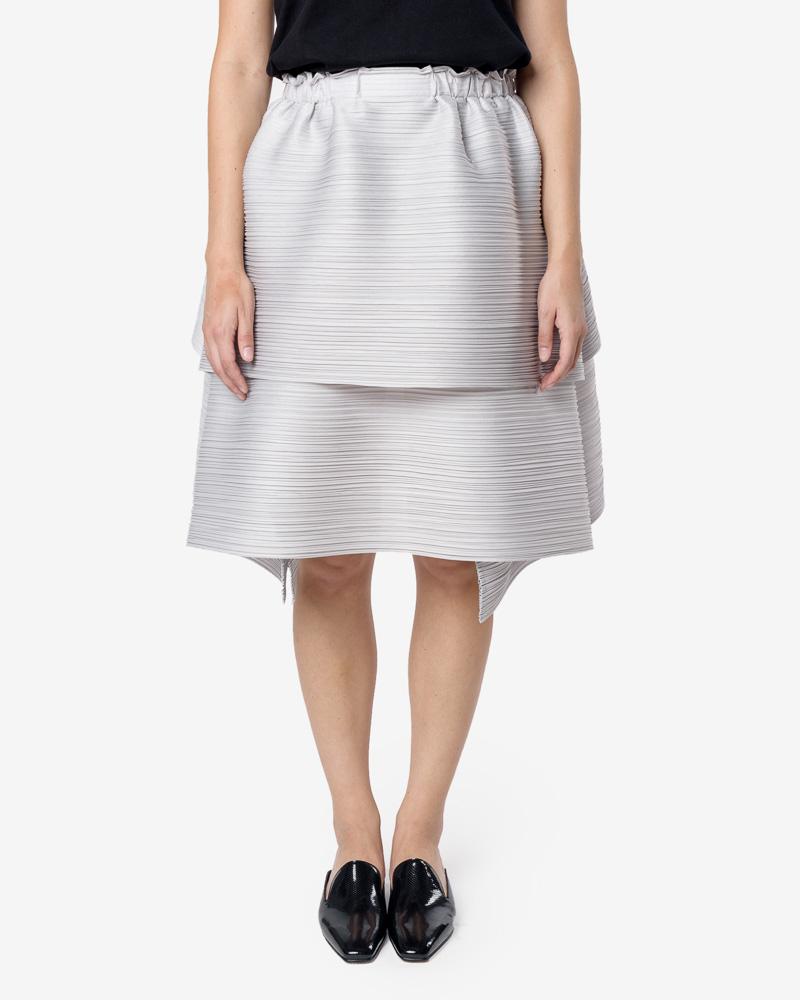 Tier Skirt in Silver