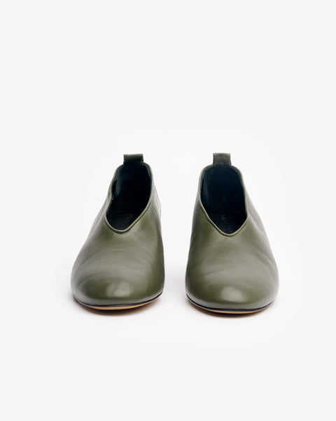 Classica Shoe in Verde Oliva