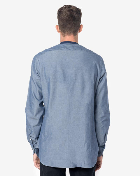 Contrast Shirt in Stone Wash
