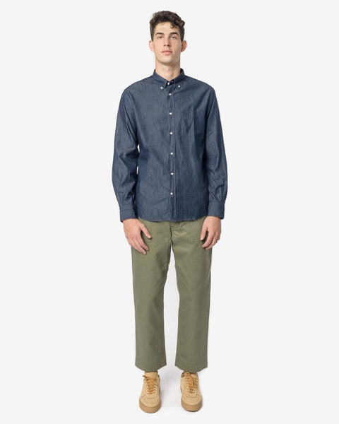 Antime Button Down Oxford in Stone Wash by Officine Generale at Mohawk General Store