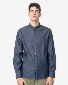 Antime Button Down Oxford in Stone Wash by Officine Generale at Mohawk General Store