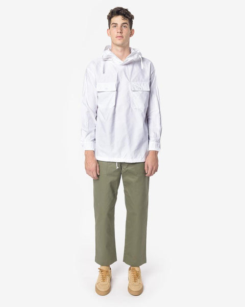 Cagoule Shirt in White by Engineered Garments at Mohawk General Store