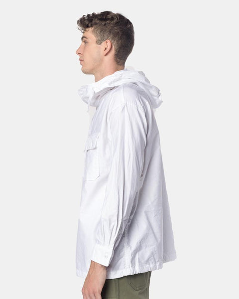 Cagoule Shirt in White by Engineered Garments at Mohawk General Store