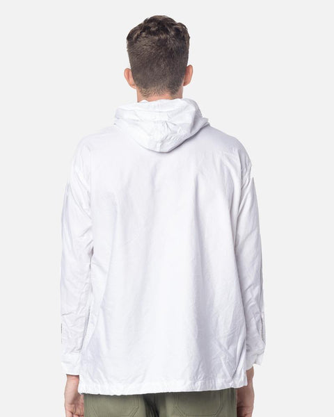 Cagoule Shirt in White by Engineered Garments at Mohawk General Store