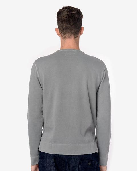 Pigment Dye Sweatshirt in Greystone