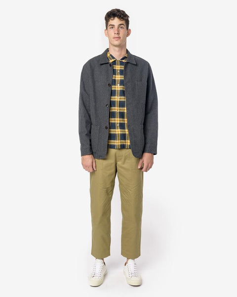 Garage Shirt in Gold/Navy