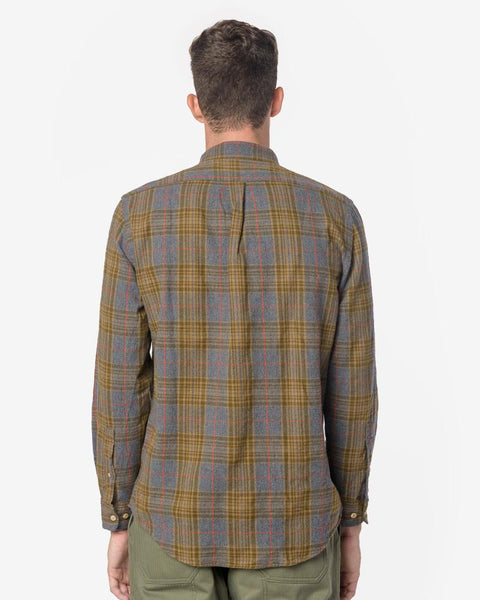 Cabeco Shirt in Plaid Brown/Grey by Portuguese Flannel at Mohawk General Store
