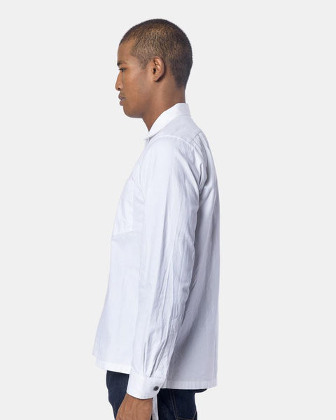Cameron Tris Shirt in White by Dries Van Noten Man at Mohawk General Store
