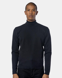 Light Turtleneck in Black by Lemaire Mohawk General Store