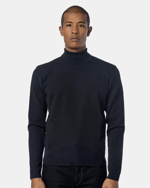 Light Turtleneck in Black by Lemaire Mohawk General Store