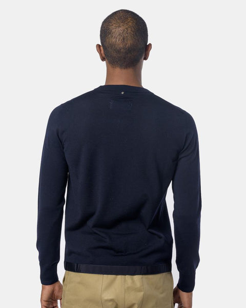 Strapped Sweater in Navy
