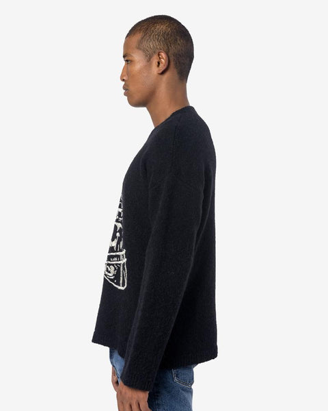 Popover Football Skull in Black