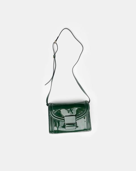 Patent Leather Bag in Green