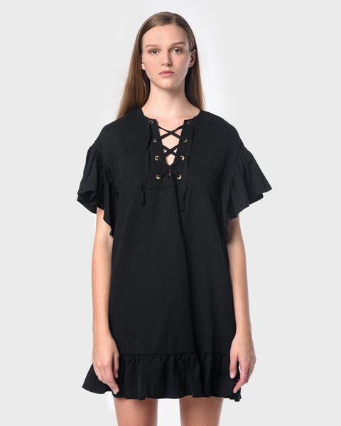 Marianne Dress in Noir by Ulla Johnson Mohawk General Store