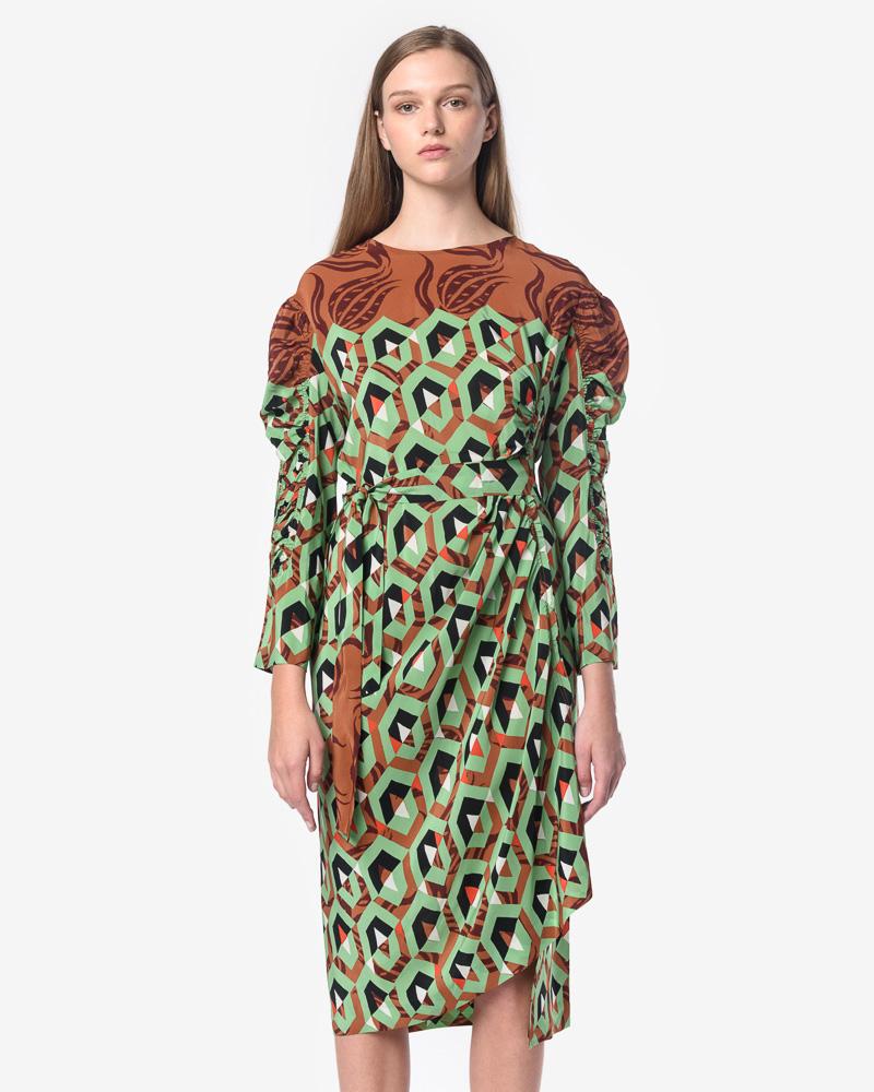 Dirai Dress in Desb by Dries Van Noten Mohawk General Store