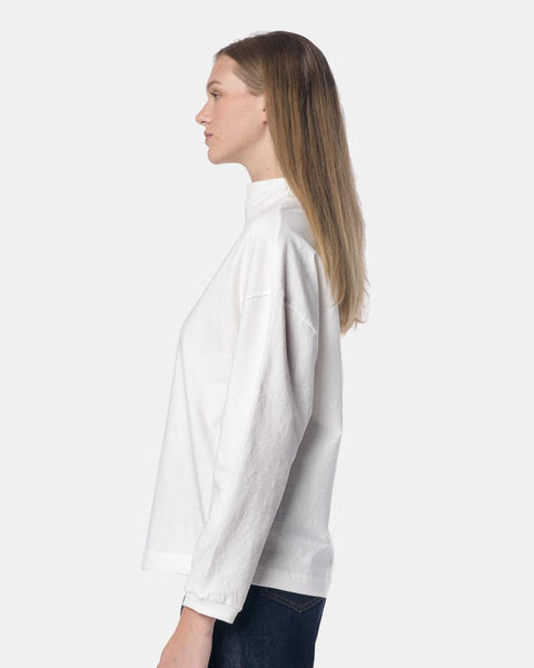 Hamar Jersey Top in White