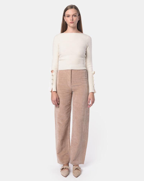 High Waisted Pants in Smoked Pink by Lemaire Mohawk General Store