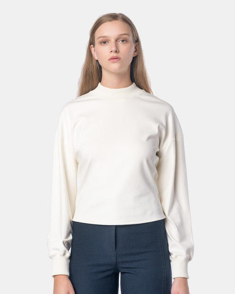 Ribbed Long Sleeve T-Shirt in Chalk by Lemaire Mohawk General Store