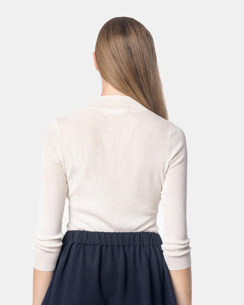 Rosie Turtleneck in Pearl by Ulla Johnson Mohawk General Store