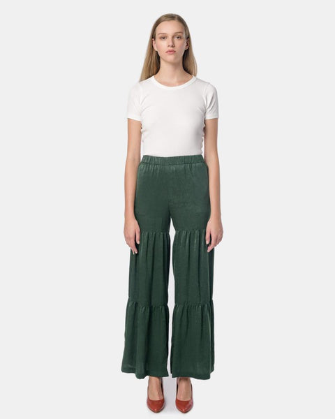 Mia Pull On Pant in Hunter Green by Yune Ho Mohawk General Store