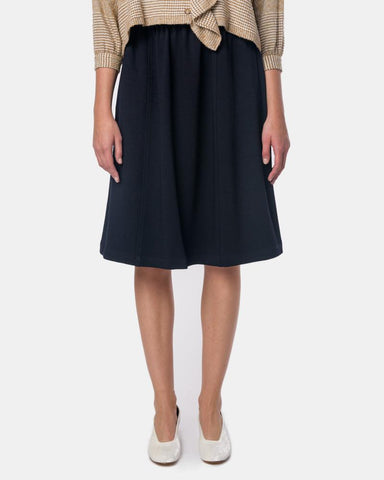 Audrey Pull-On Skirt in Navy by Yune Ho Mohawk General Store