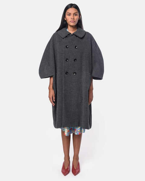 Wool Coat in Grey