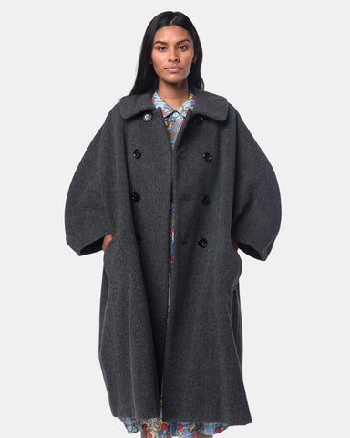 Wool Coat in Grey