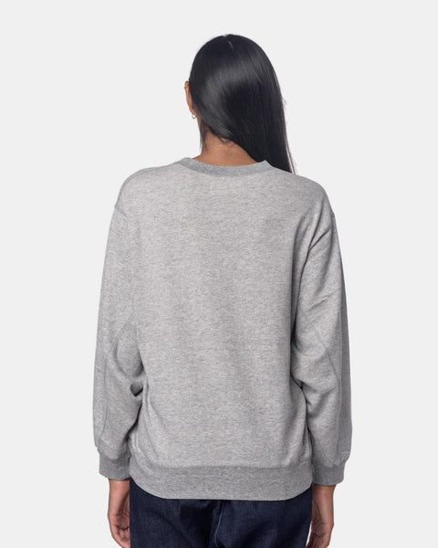 Wide Sweatshirt in Grey