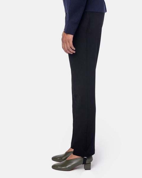 Bond Straight Stirrup Pant in Black by Tibi at Mohawk General Store